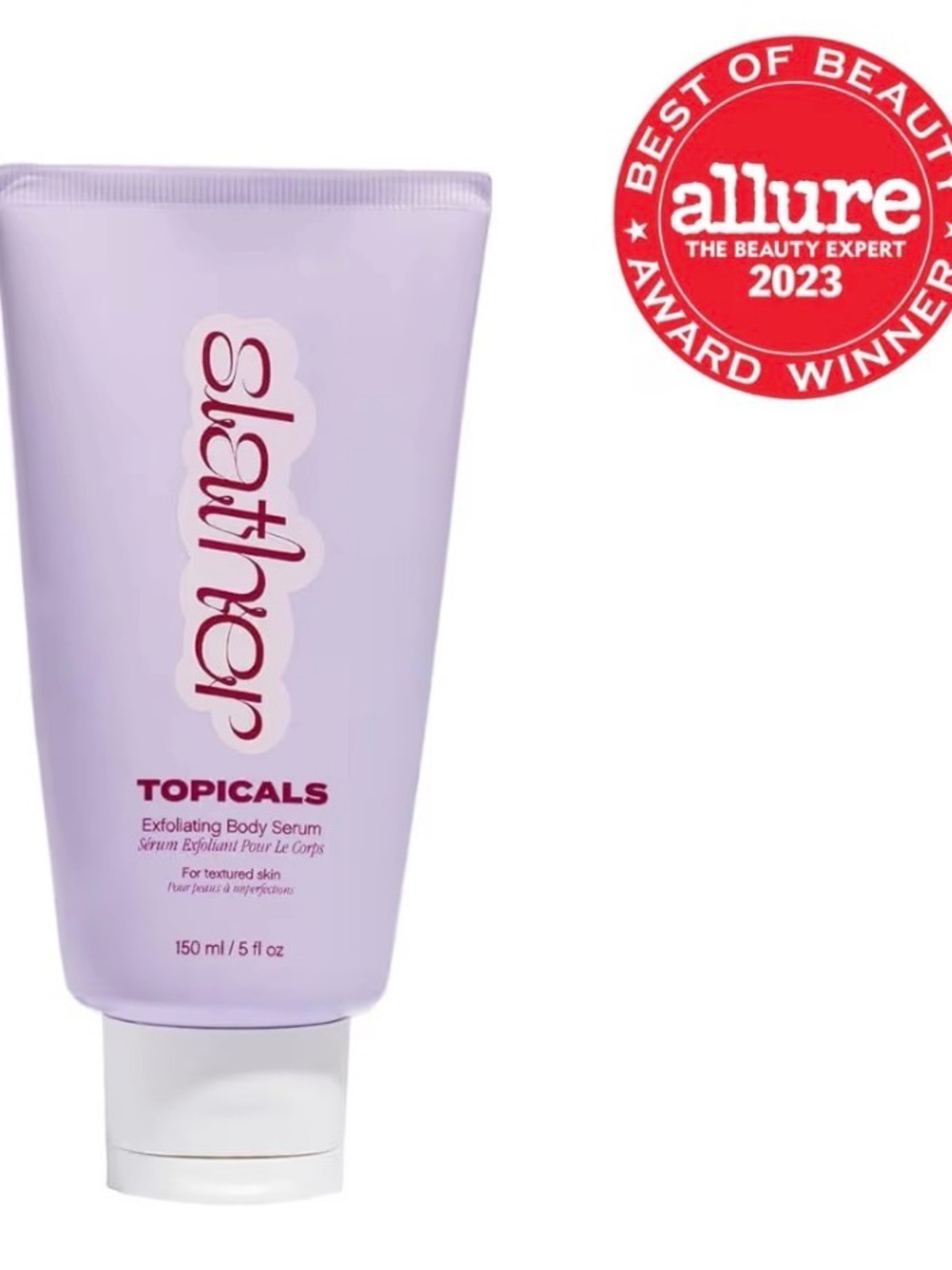 Topicals Slather Exfoliating Body Serum for Textured Skin NWT NIB $30 5 Fl Oz